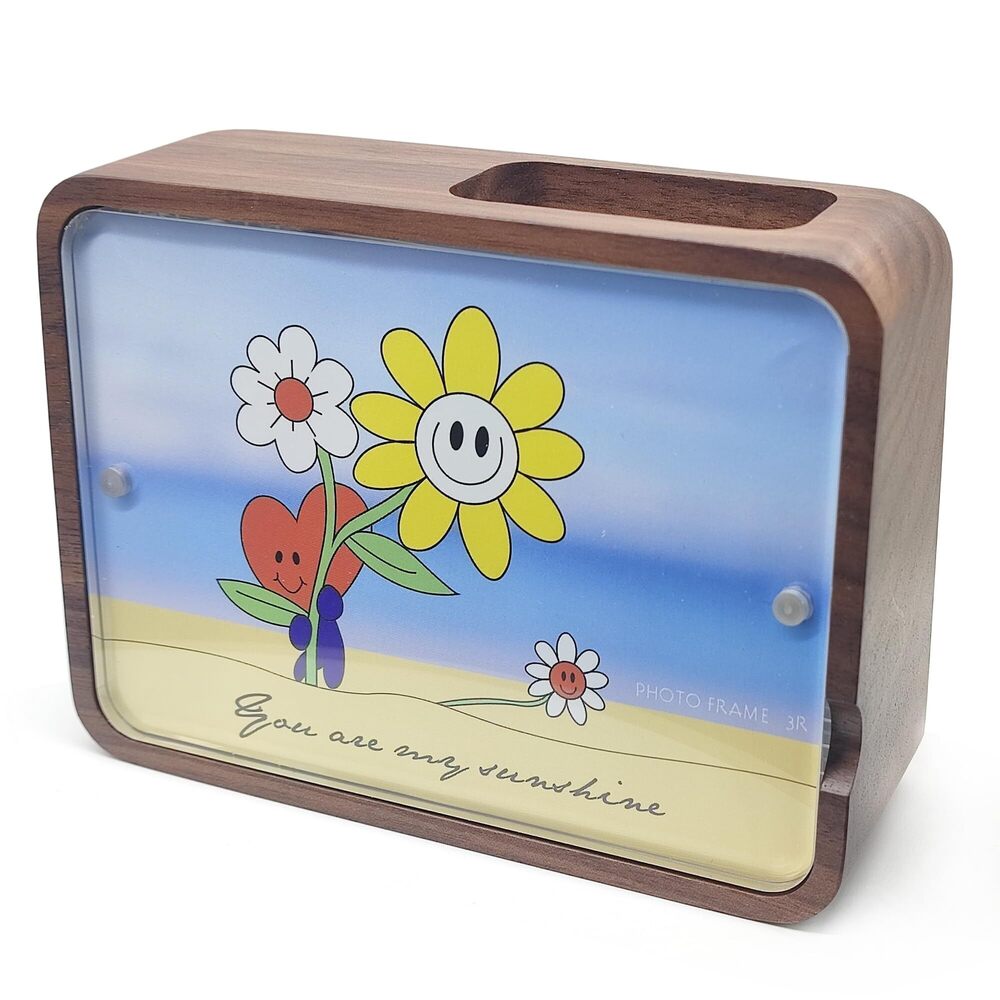 7475 You are My Sunshine Wind Up Pen Holder and Photo Frame Music Box, 5